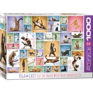 🐈 Eurographics 1000 Piece Yoga Cats Puzzle